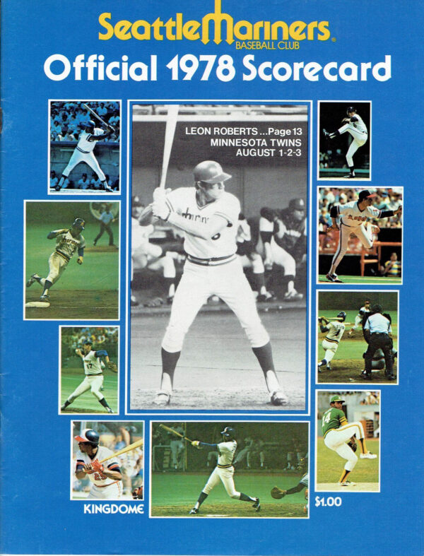 1978 Seattle Mariners program