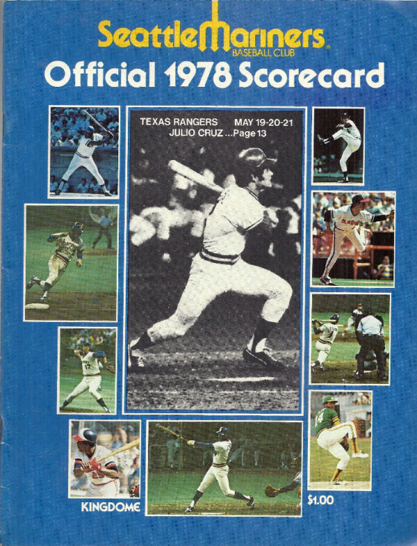 1978 Seattle Mariners program