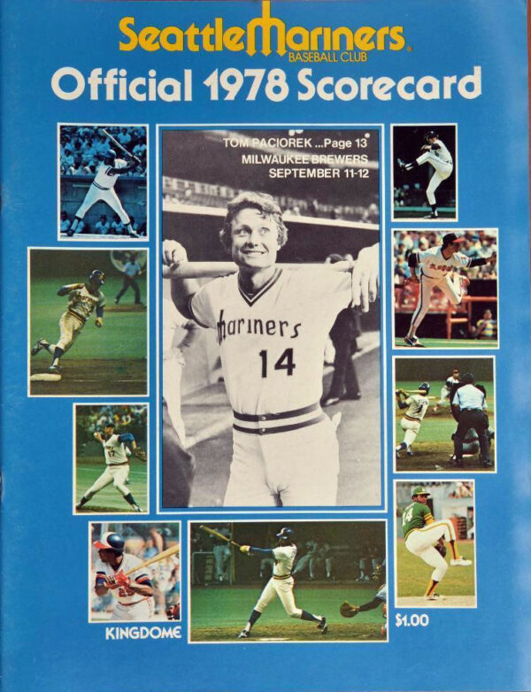 1978 Seattle Mariners program