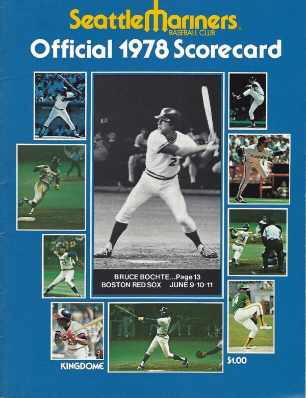 1978 Seattle Mariners program