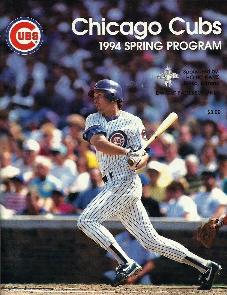 1994 Chicago Cubs spring training program