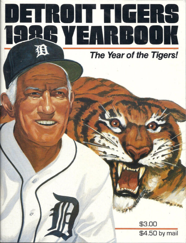 1986 Detroit Tigers yearbook