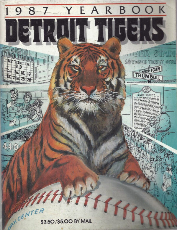 1987 Detroit Tigers yearbook