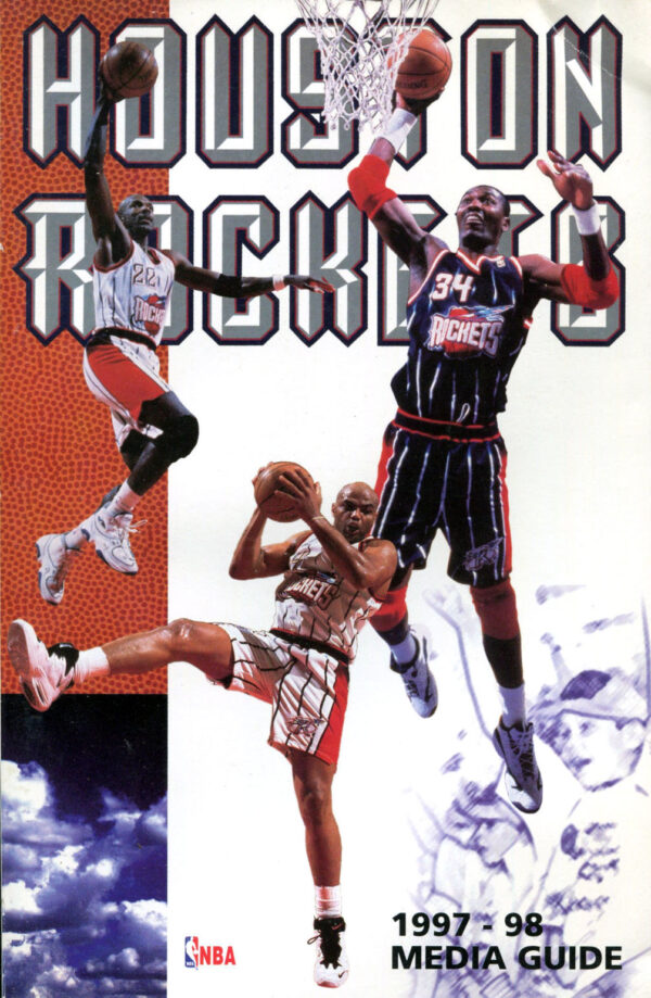 1997-98 Houston Rockets media guide
