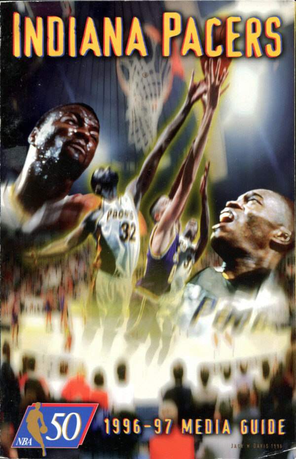 1996-97 Indiana Pacers media guide