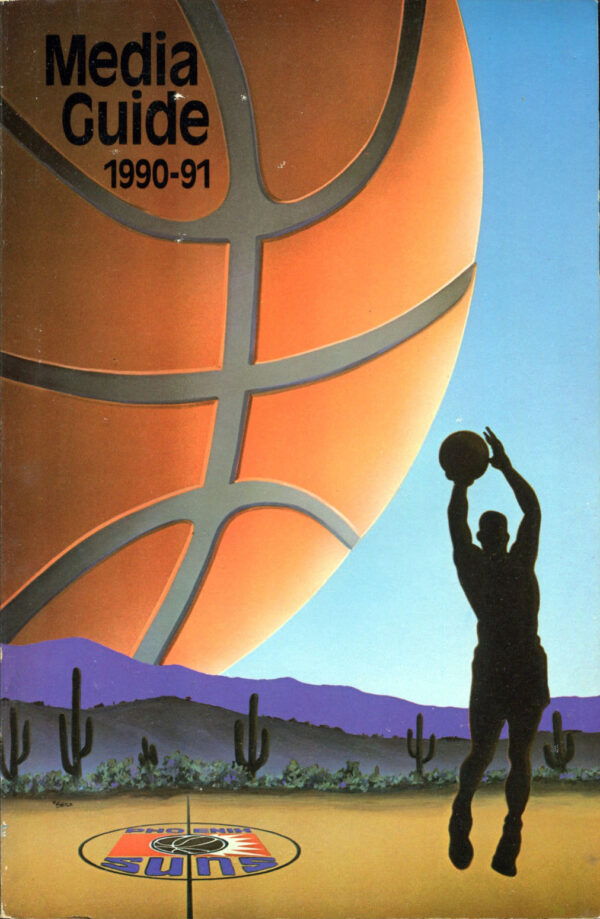 1990-91 Phoenix Suns media guide