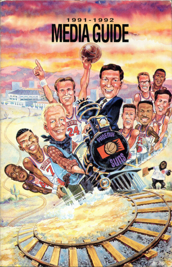 1991-92 Phoenix Suns media guide