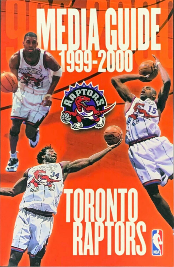 1999-2000 Toronto Raptors media guide