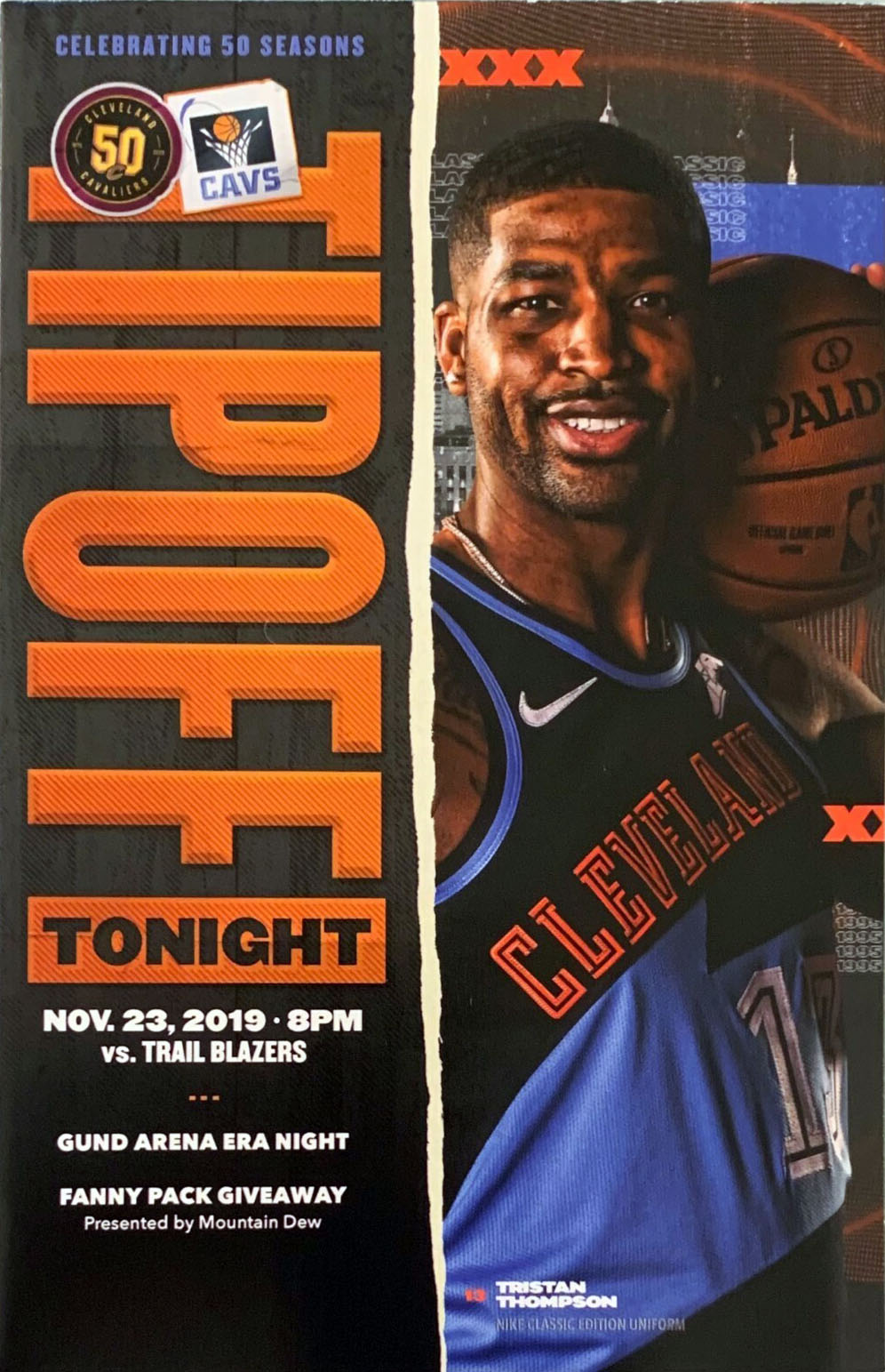 2019-20 Cleveland Cavaliers program