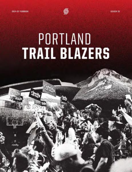 2024-25 Portland Trail Blazers yearbook