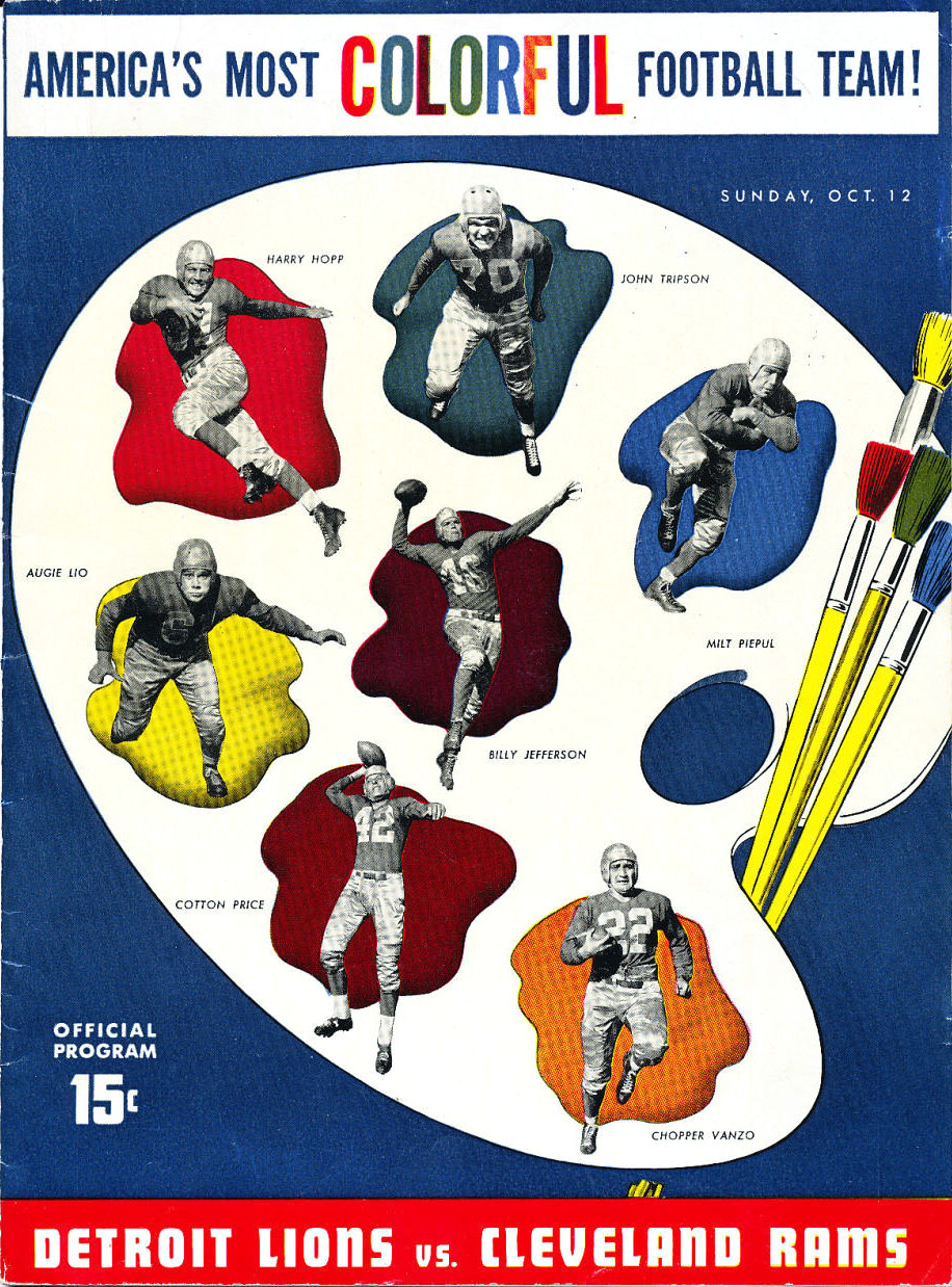 Detroit Lions vs. Cleveland Rams (October 12, 1941)