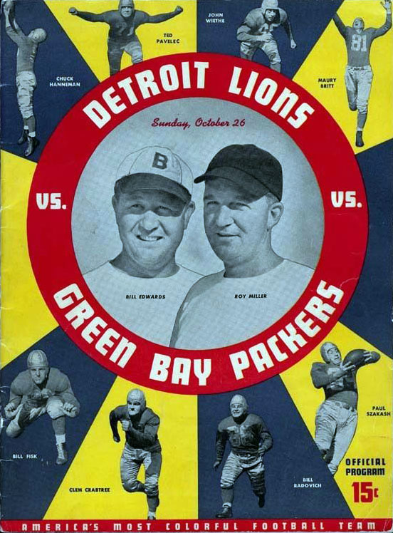 Detroit Lions vs. Green Bay Packers (October 26, 1941)