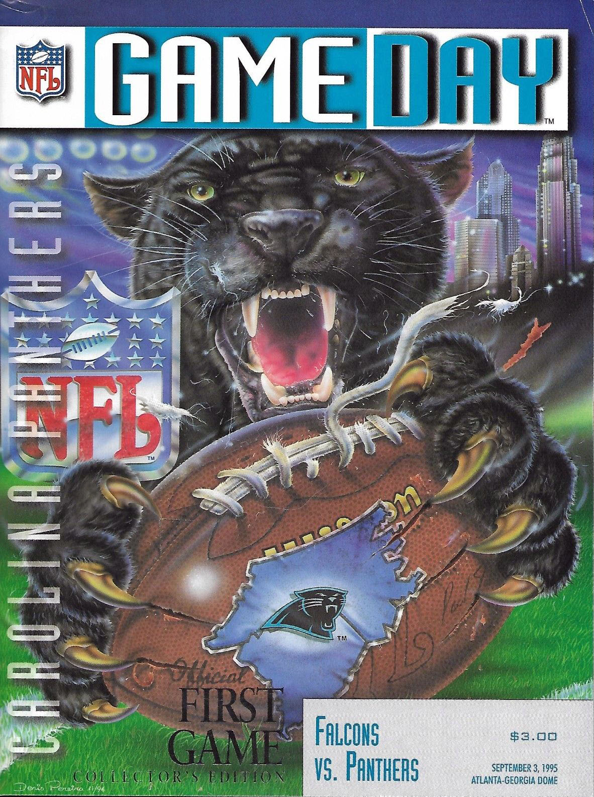 Atlanta Falcons vs. Carolina Panthers (September 3, 1995)