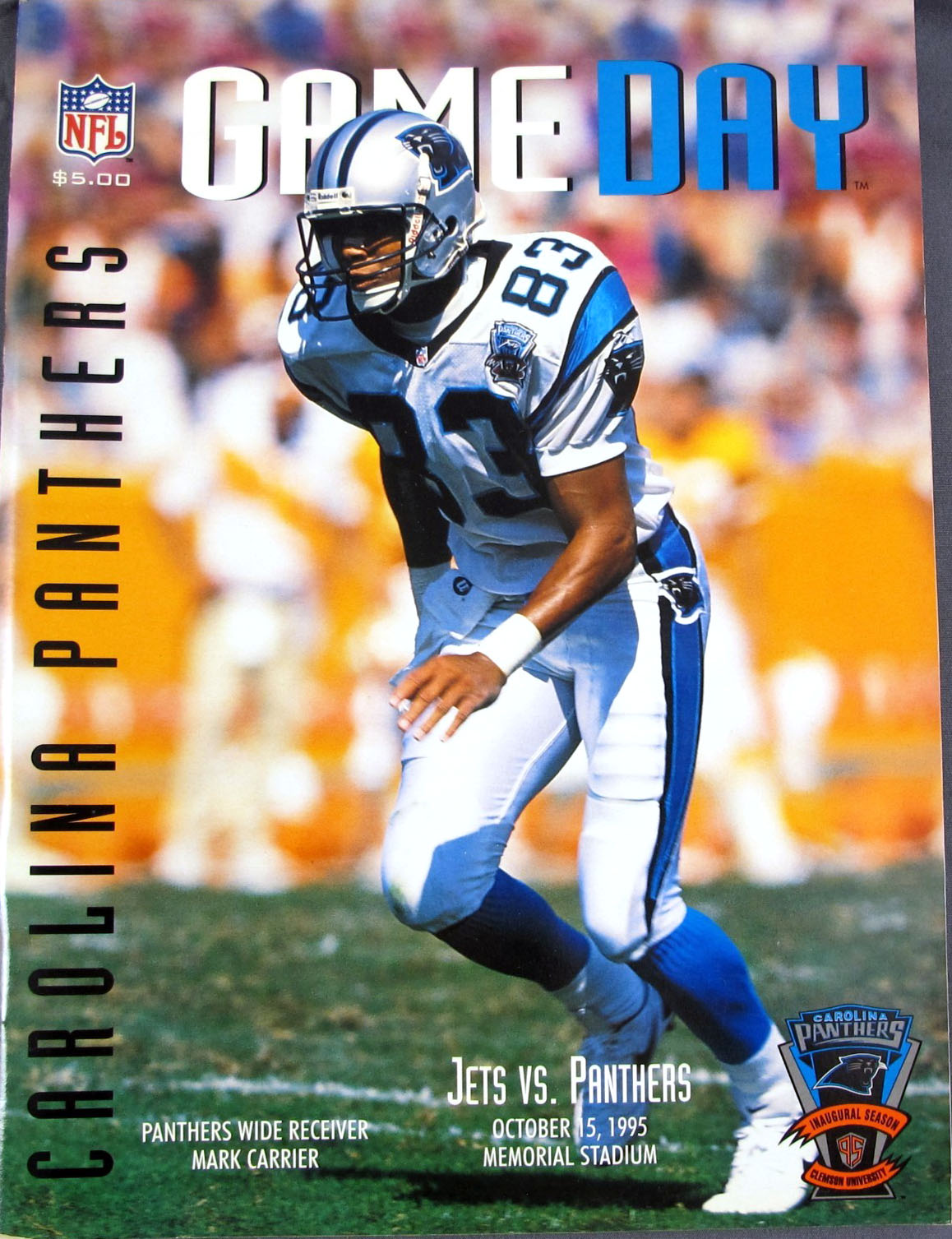 Carolina Panthers vs. New York Jets (October 15, 1995)