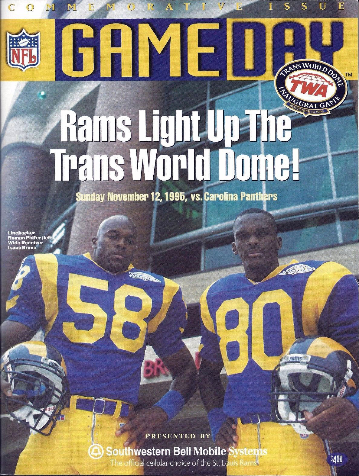 St. Louis Rams vs. Carolina Panthers (November 12, 1995)