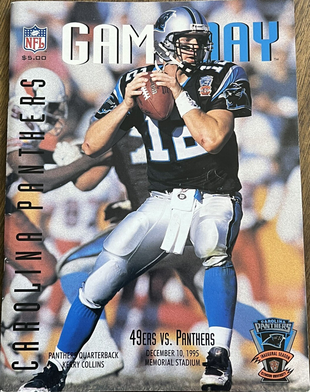 Carolina Panthers vs. San Francisco 49ers (December 10, 1995)