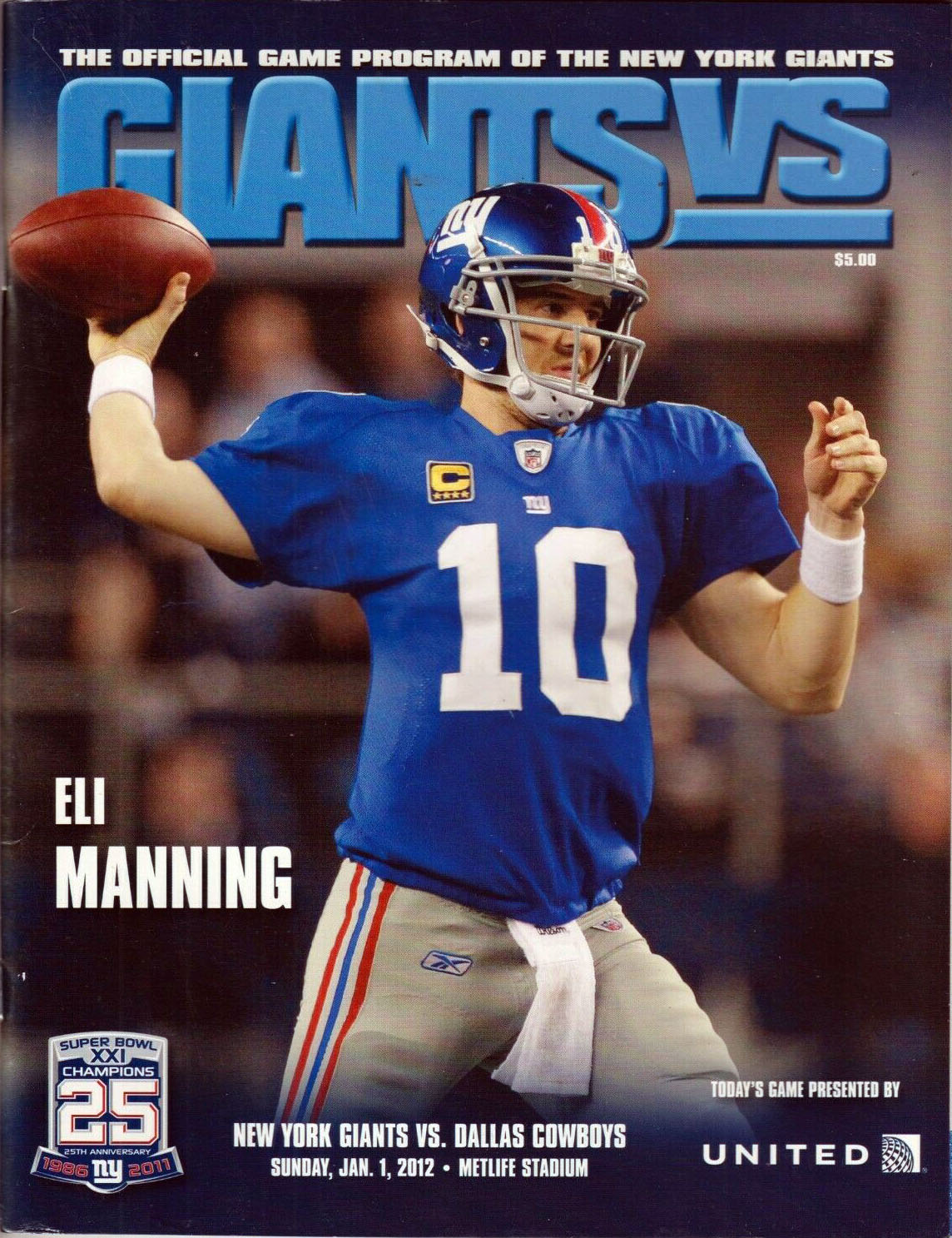 New York Giants vs. Dallas Cowboys (January 1, 2012)