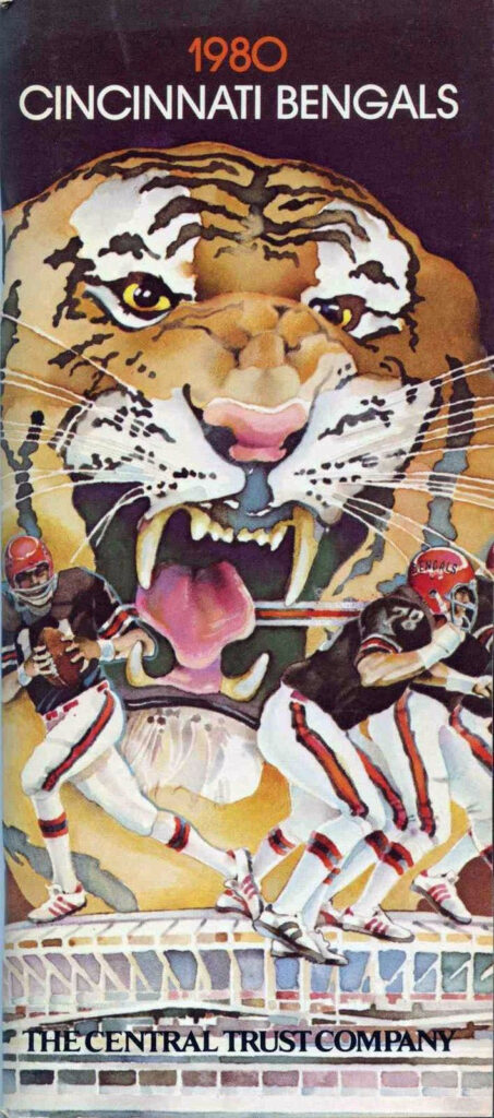 1980 Cincinnati Bengals media guide