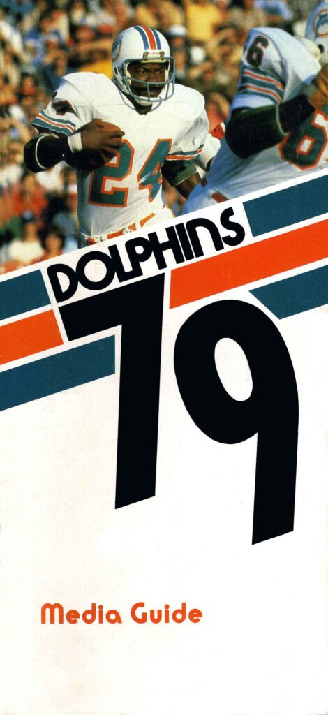 1979 Miami Dolphins media guide