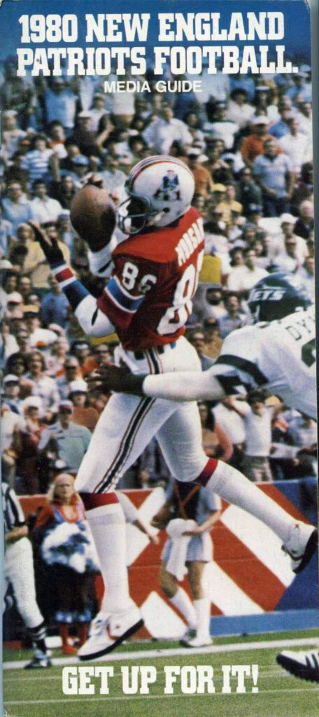 1980 New England Patriots media guide