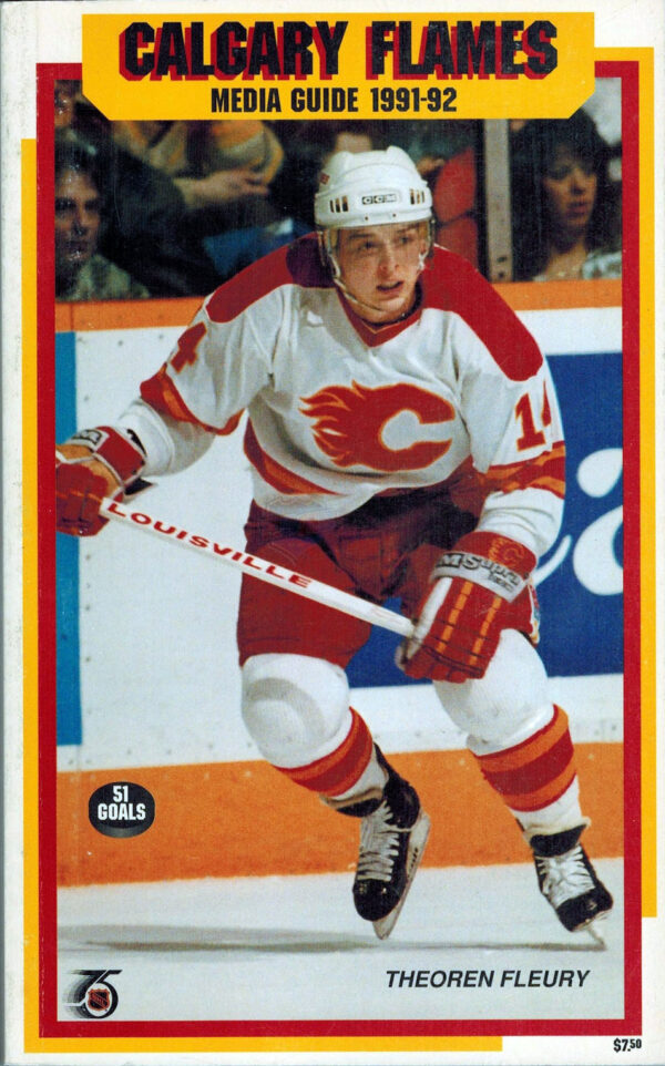 1991-92 Calgary Flames media guide