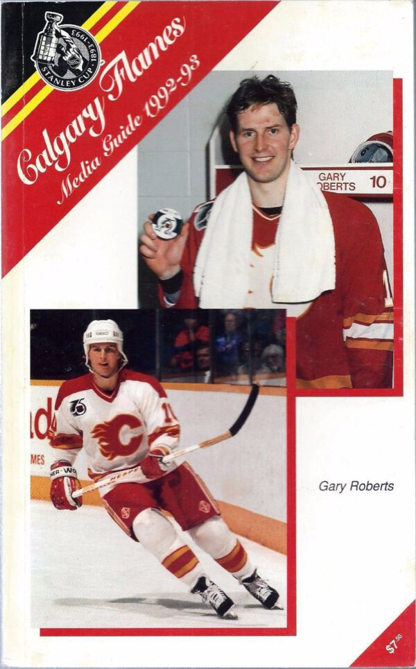 1992-93 Calgary Flames media guide
