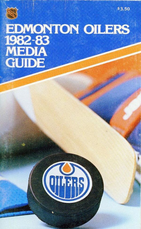 1982-83 Edmonton Oilers media guide