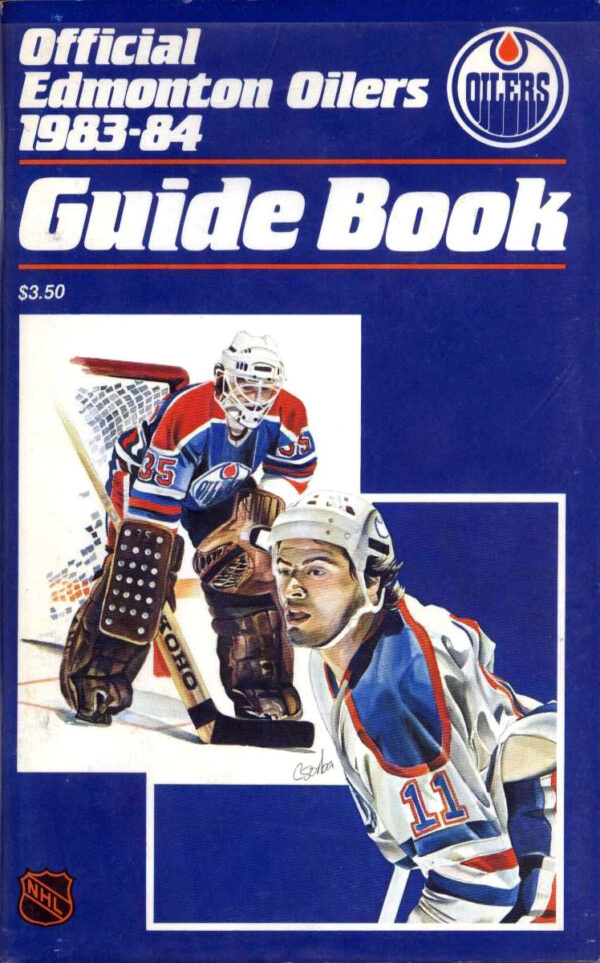 1983-84 Edmonton Oilers media guide