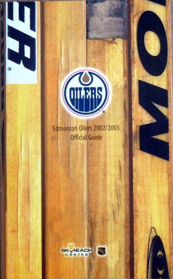 2002-03 Edmonton Oilers media guide