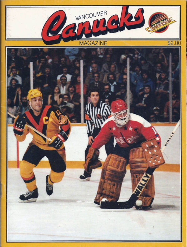 1984-85 Vancouver Canucks program