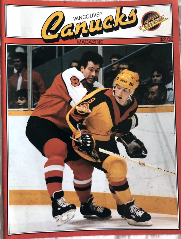 1984-85 Vancouver Canucks program