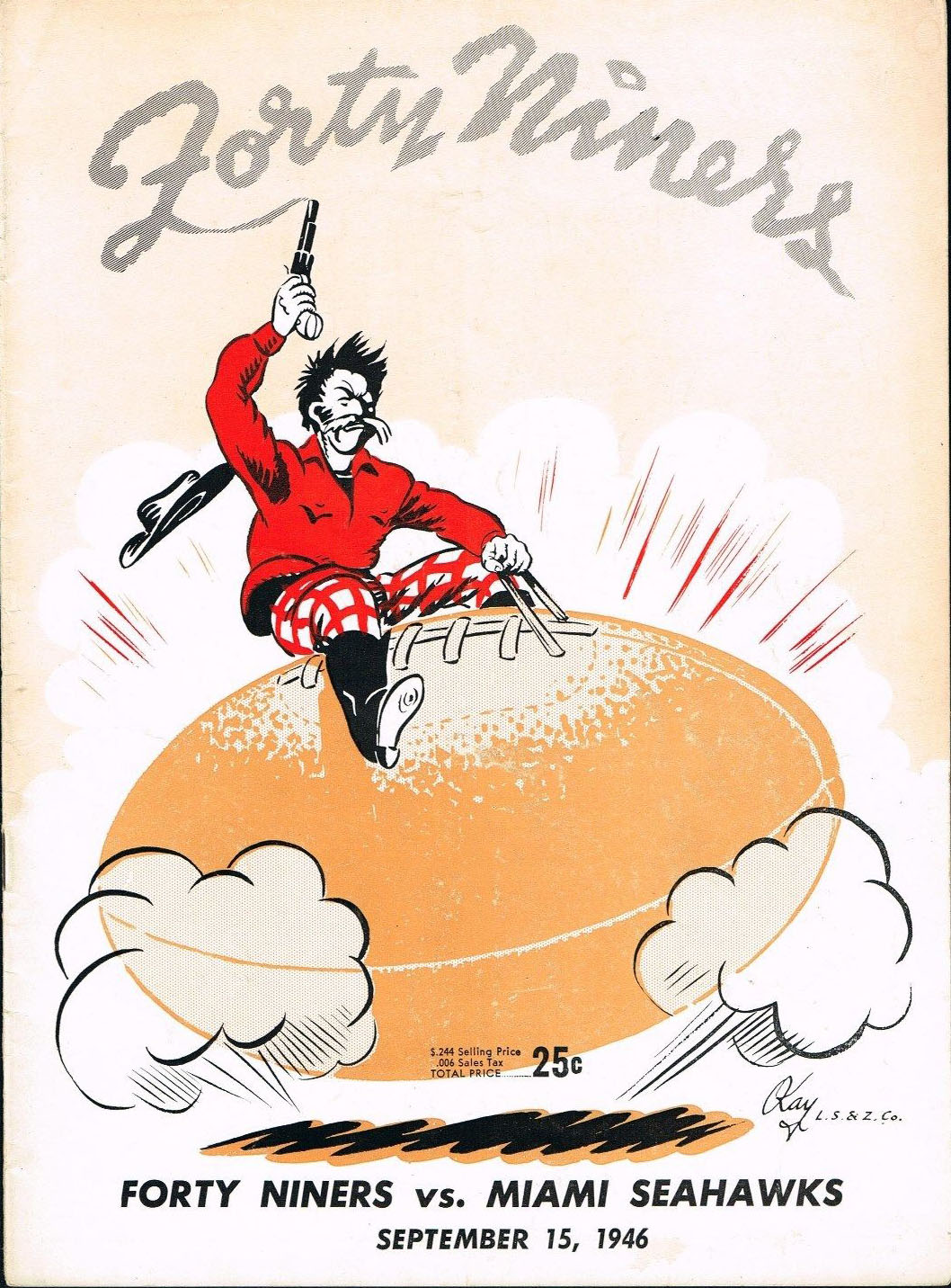 San Francisco 49ers vs. Miami Seahawks (September 15, 1946)