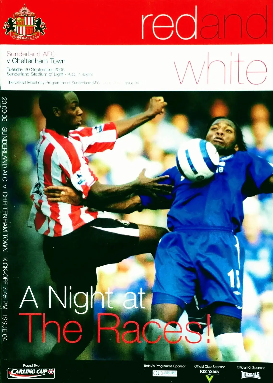 Sunderland vs. Cheltenham Town (September 20, 2005)