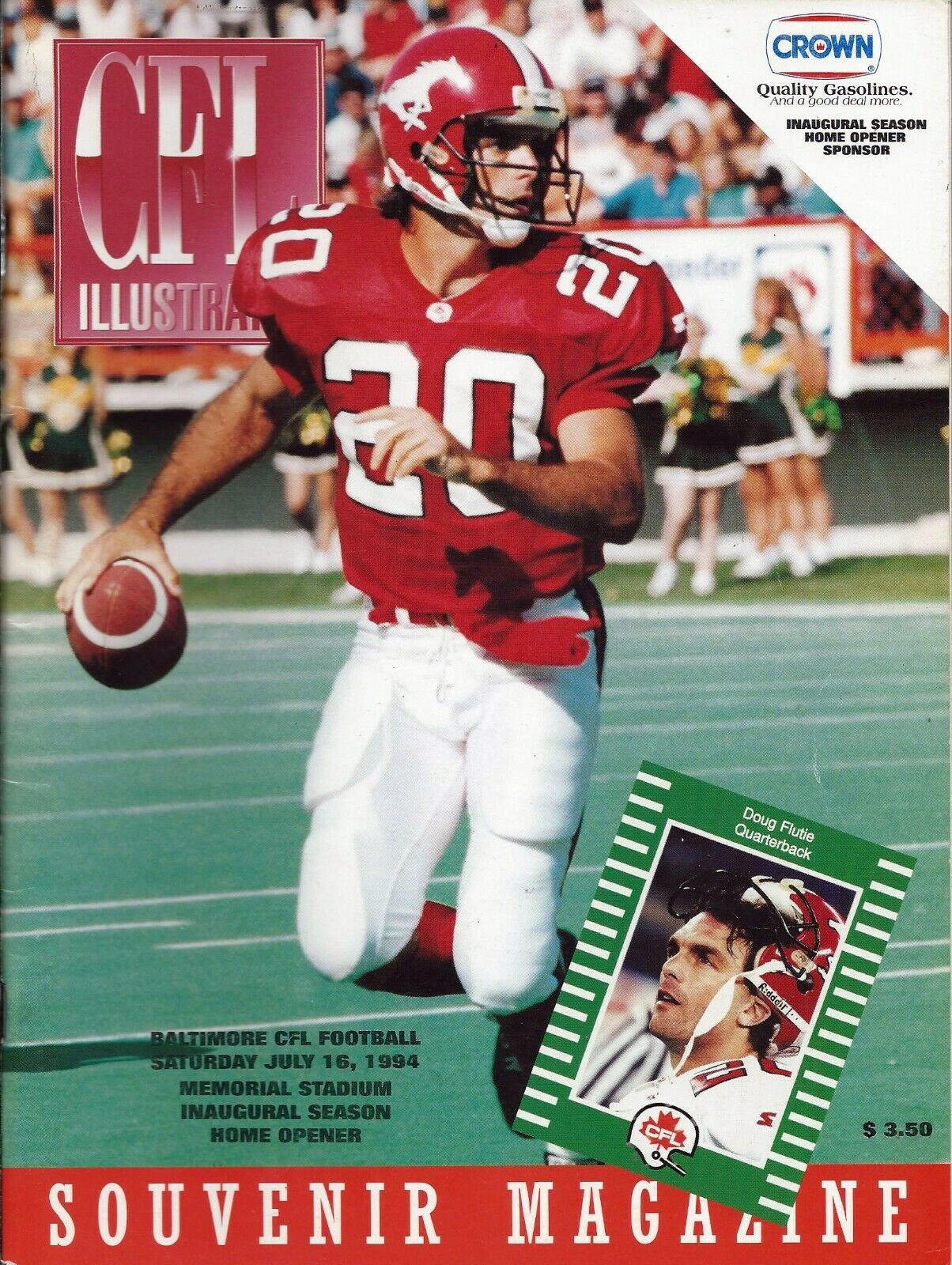 Baltimore Football Club vs. Calgary Stampeders (July 16, 1994)
