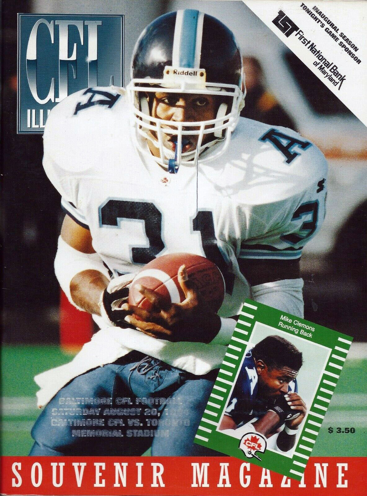 Baltimore Football Club vs. Toronto Argonauts (August 20, 1994)