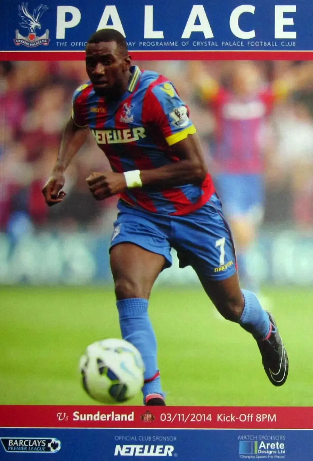 Crystal Palace vs. Sunderland (November 3, 2014)