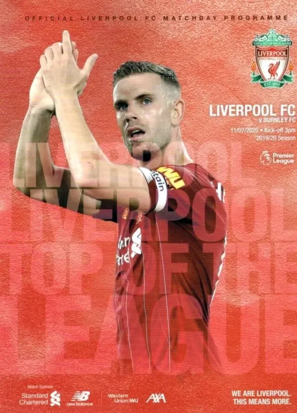 Liverpool vs. Burnley (July 11, 2020)
