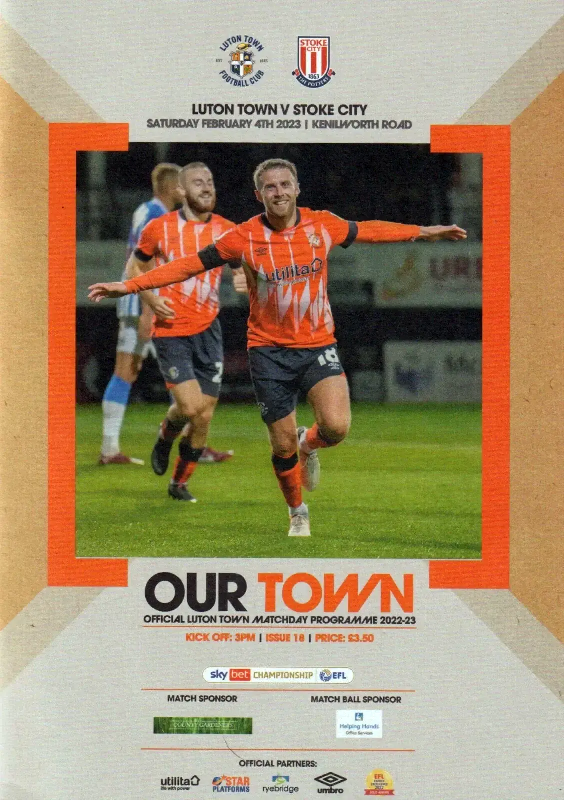 Luton Town vs. Stoke City (February 4, 2023)