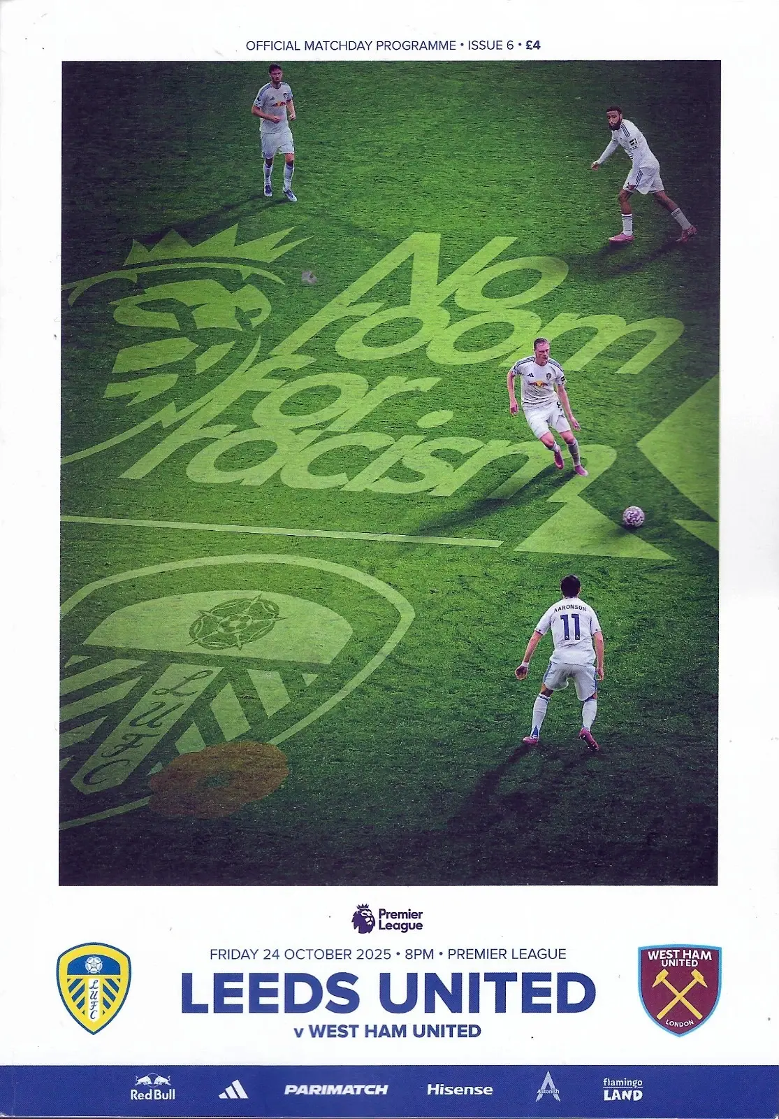 Leeds United vs. West Ham United (October 24, 2025)