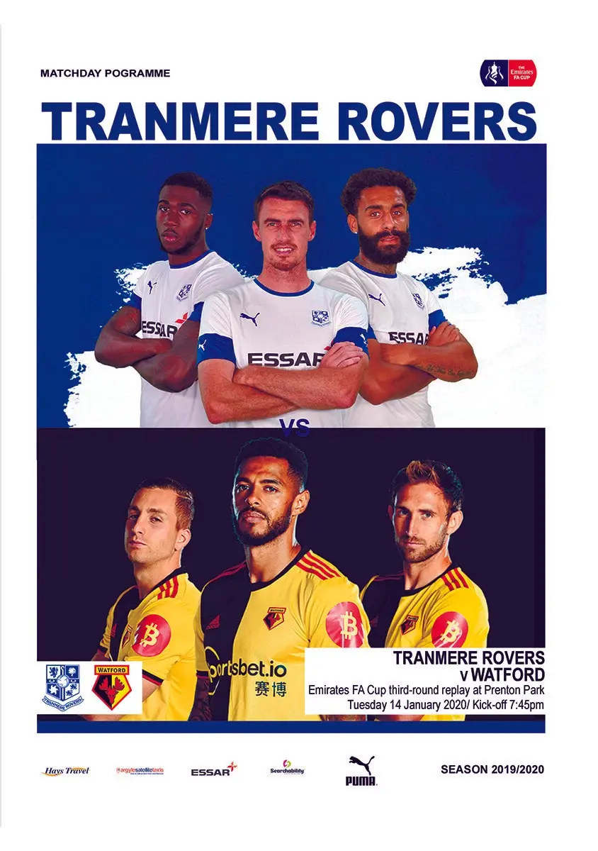 Tranmere Rovers vs. Watford (January 14, 2020)