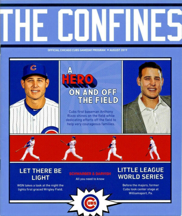 2019 Chicago Cubs program