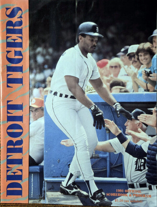 1991 Detroit Tigers program