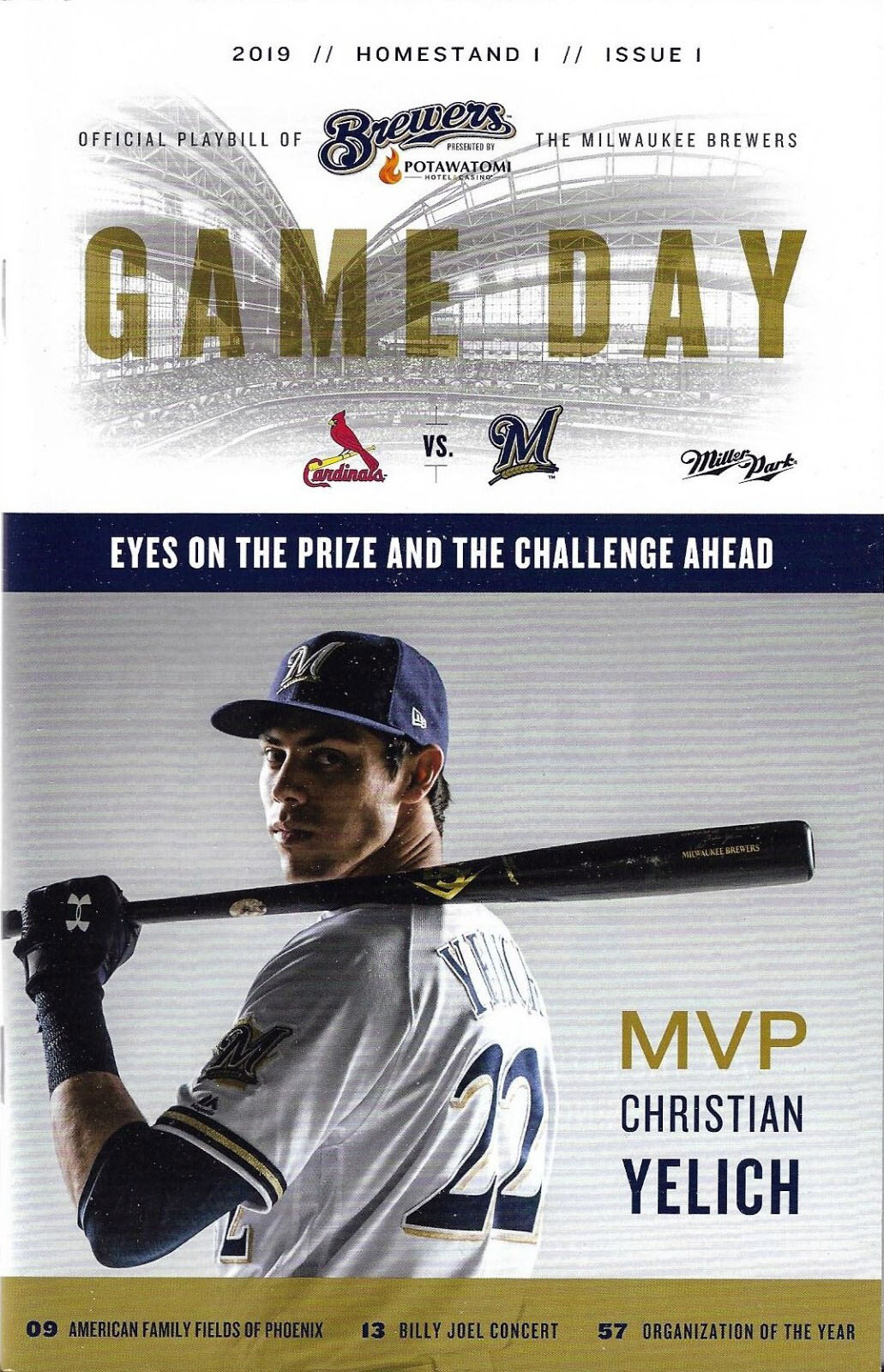 2019 Milwaukee Brewers program
