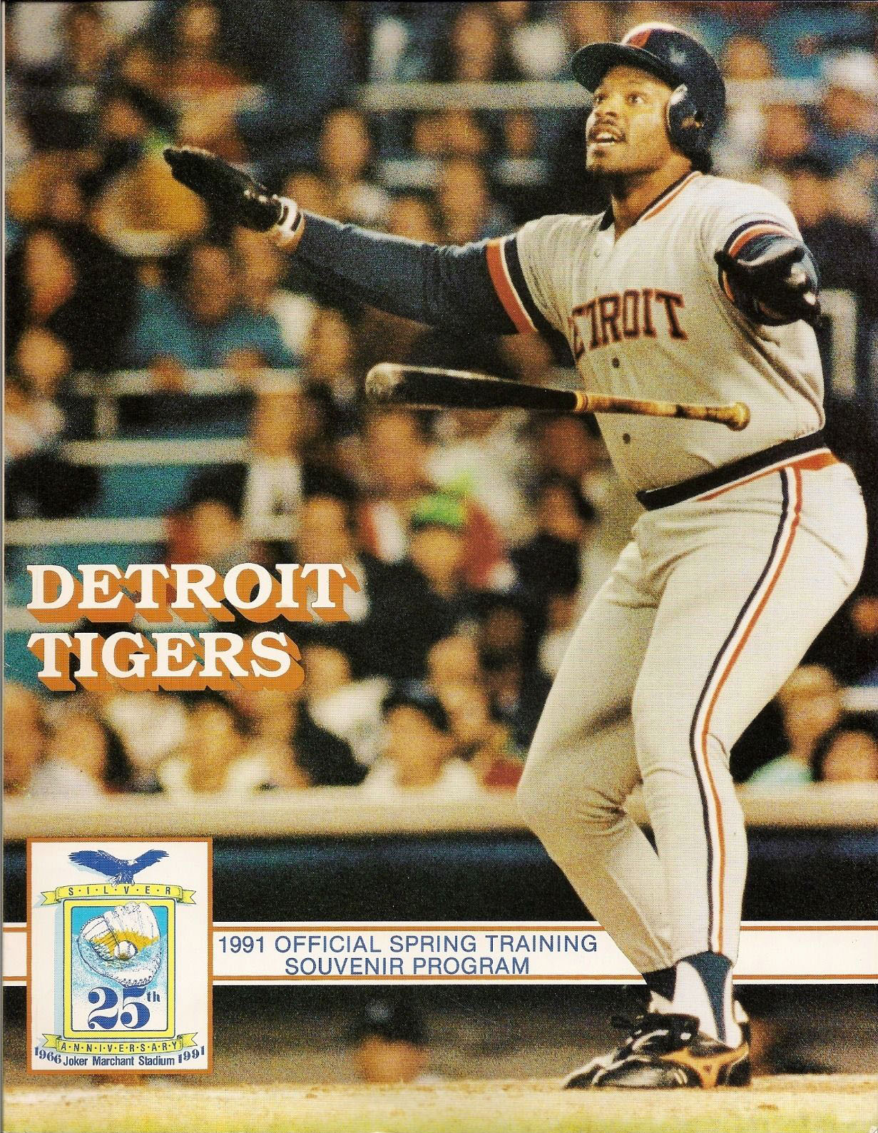 1991 Detroit Tigers spring training program