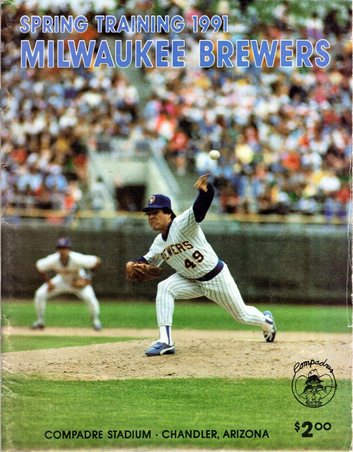 1991 Milwaukee Brewers spring training program