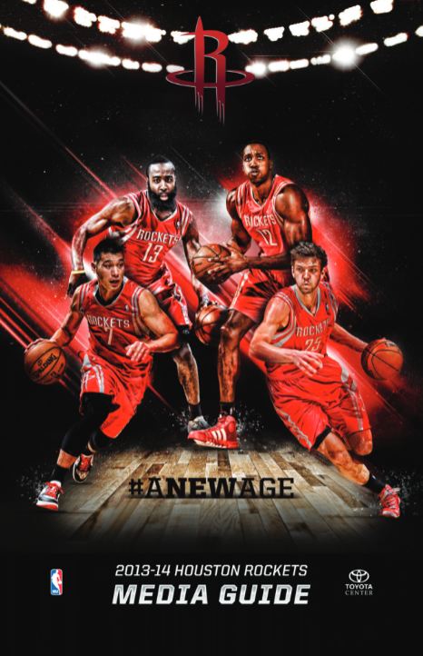 2013-14 Houston Rockets media guide