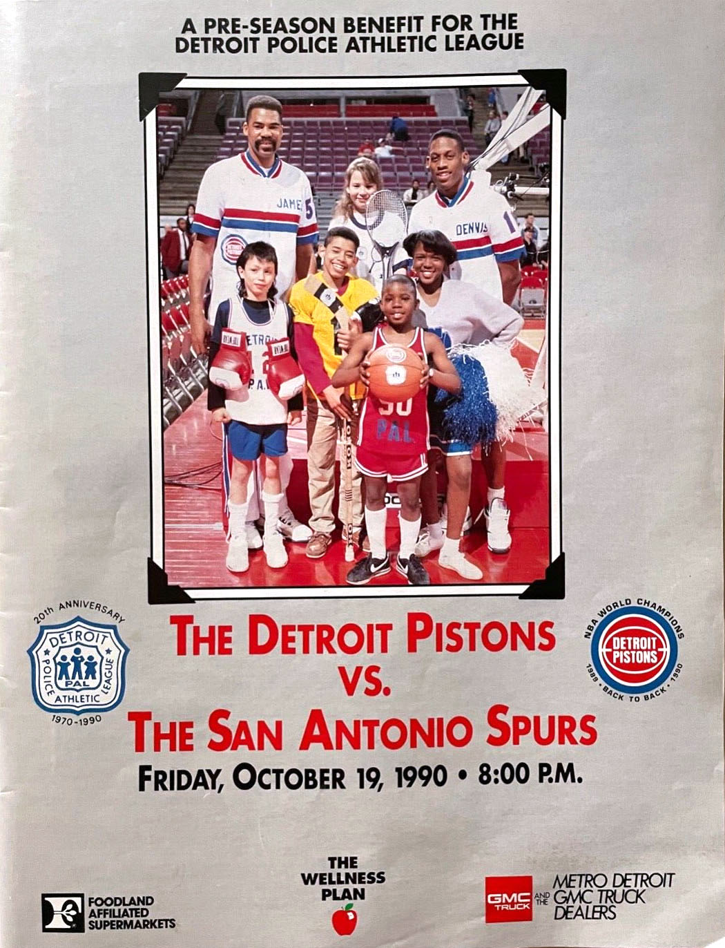 1990-91 Detroit Pistons program