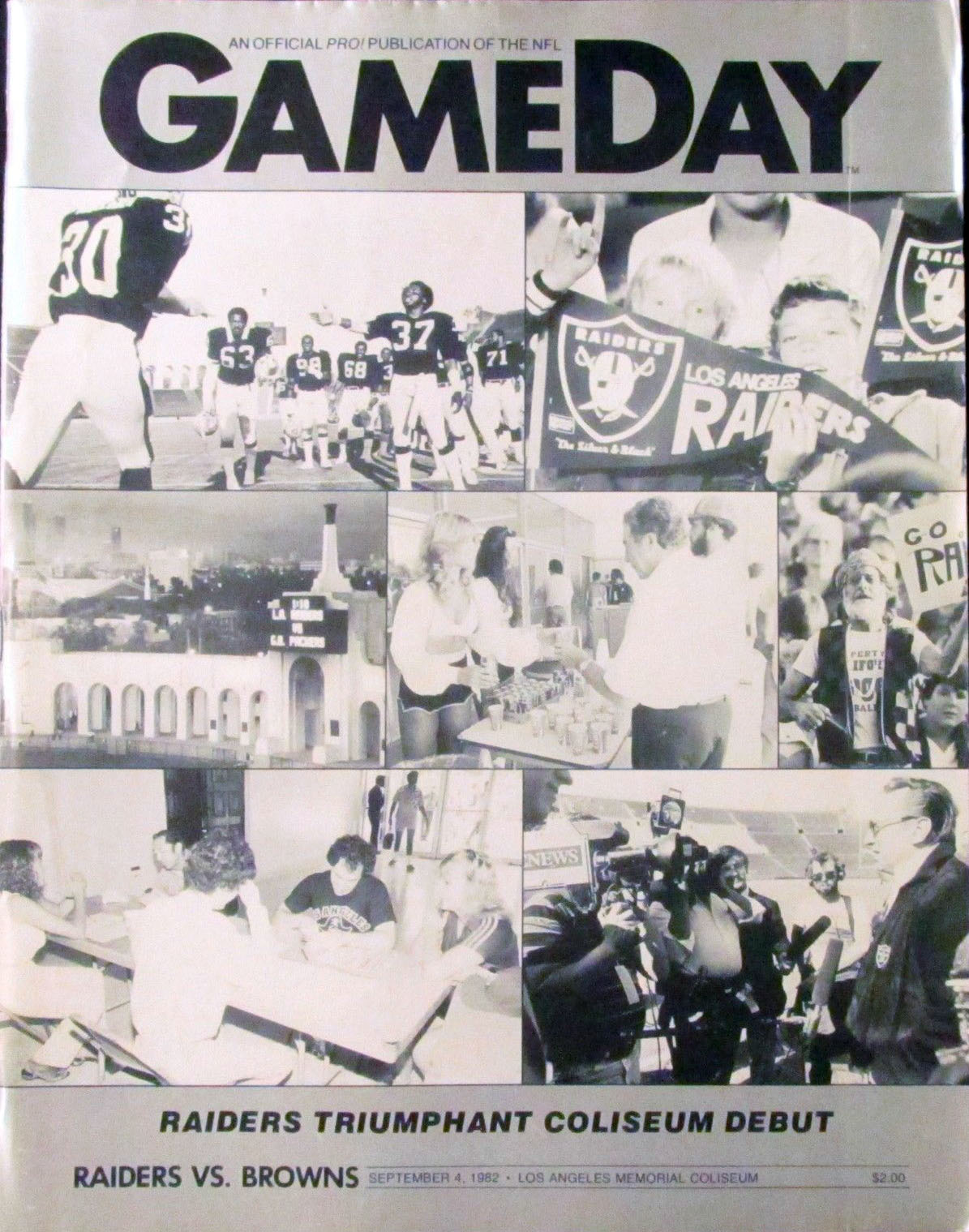 Los Angeles Raiders vs. Cleveland Browns (September 4, 1982)