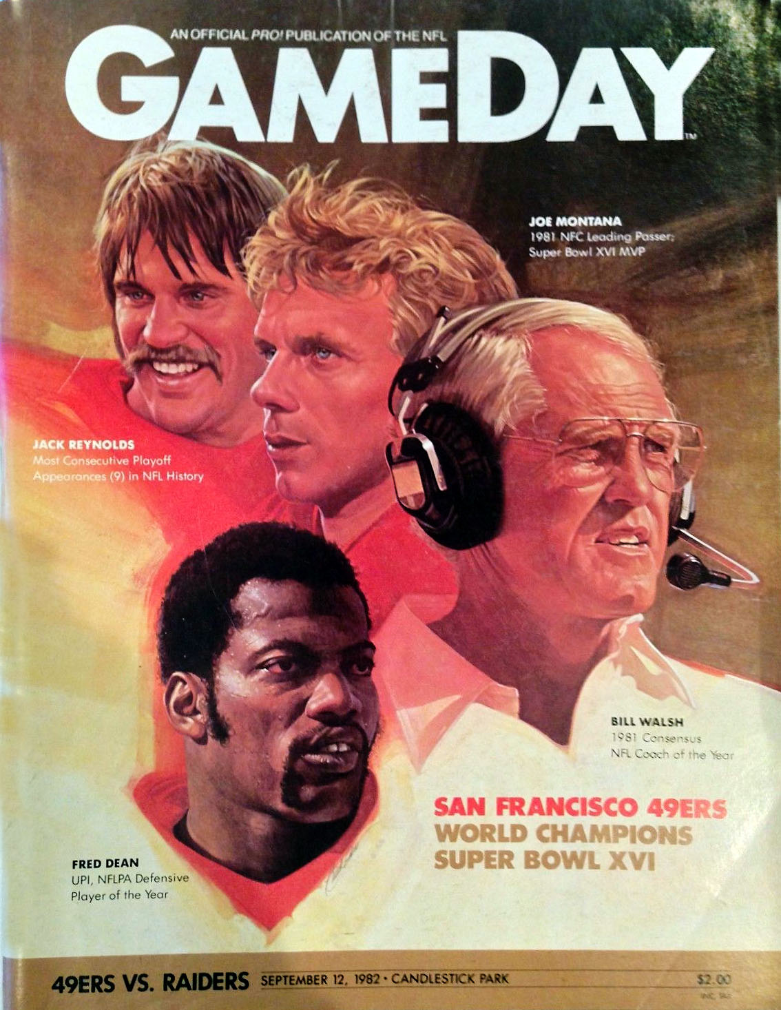 San Francisco 49ers vs. Los Angeles Raiders (September 12, 1982)