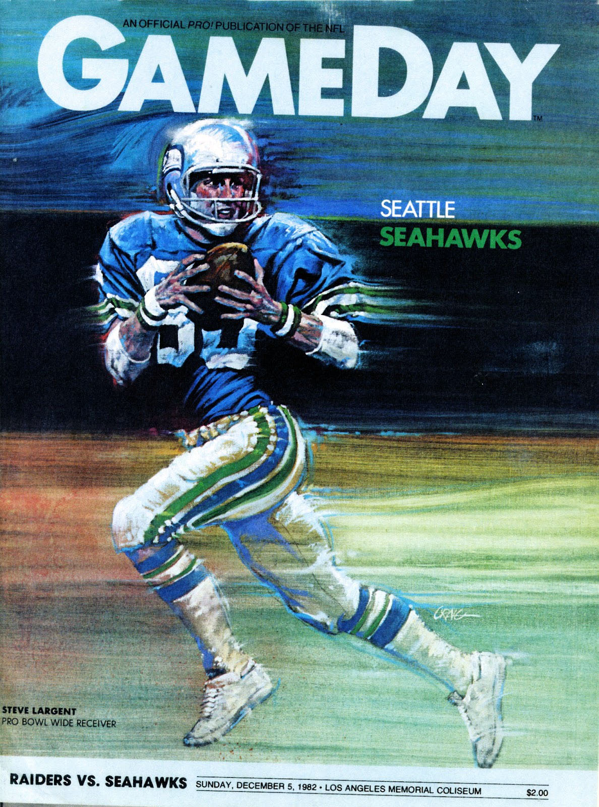 Los Angeles Raiders vs. Seattle Seahawks (December 5, 1982)